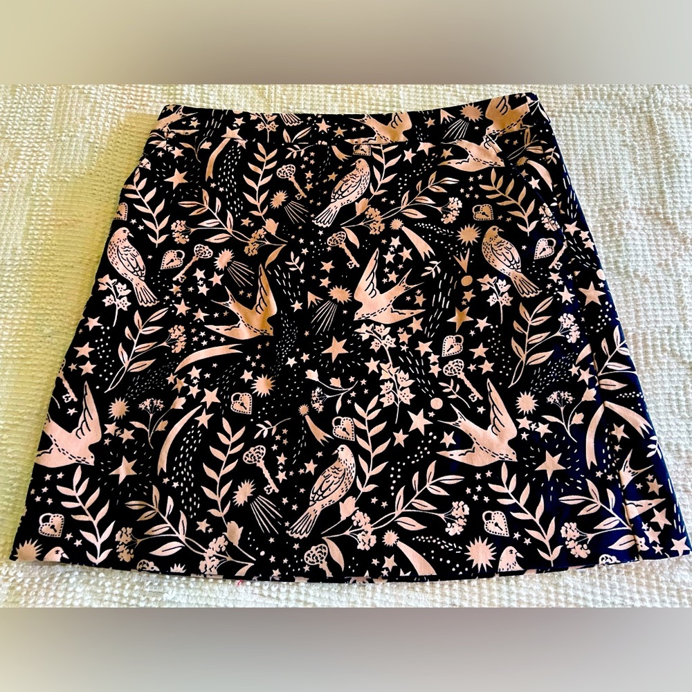 Velveteen winter skirt